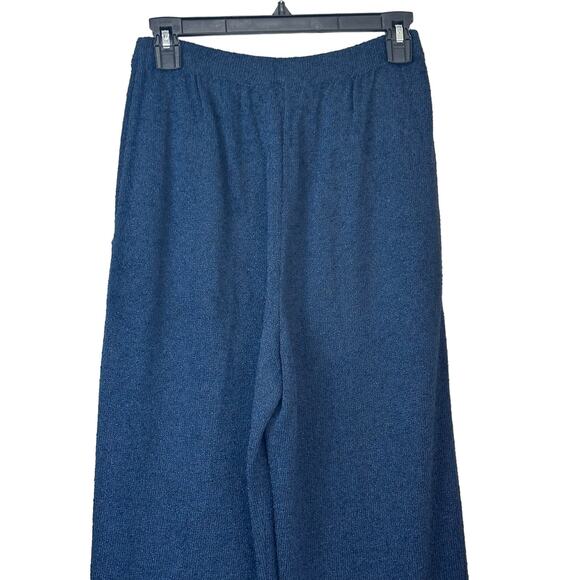 Brenda French for French Rags Blue Knit Pants with Pockets sz 2=S/M - Picture 4 of 7